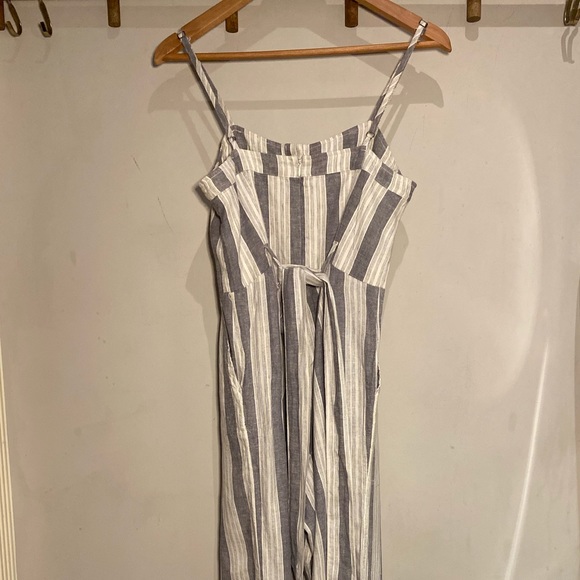 Rails Harper Striped Laguna Linen Blend Jumpsuit - Picture 8 of 8